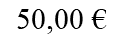  50,00 €