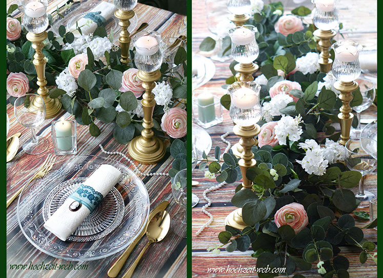 Hochzeitsdekoration mieten Kerzenständer verleih